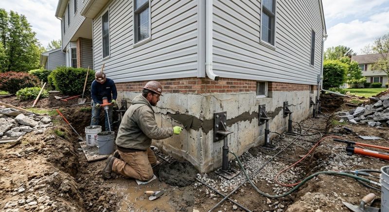 Basement Foundation Repair in Brockton, MA