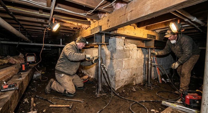 Basement Foundation Repair in Haverhill, MA