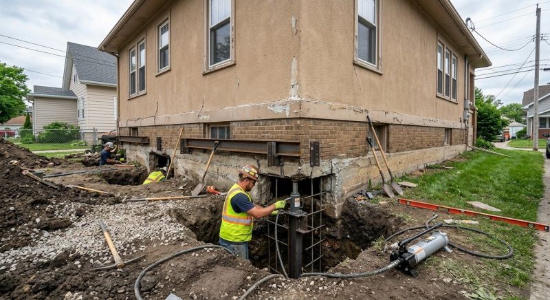 Basement Underpinning in Malden, MA