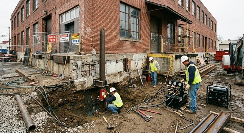 Building Foundation Repair in Holbrook, MA