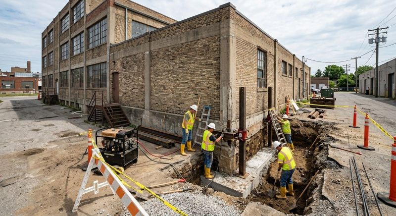 Building Foundation Repair in Saugus, MA