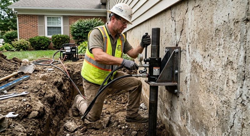Concrete Foundation Leveling in Dracut, MA