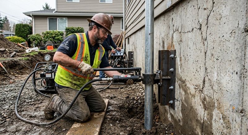 Concrete Foundation Leveling in Hyde Park, MA