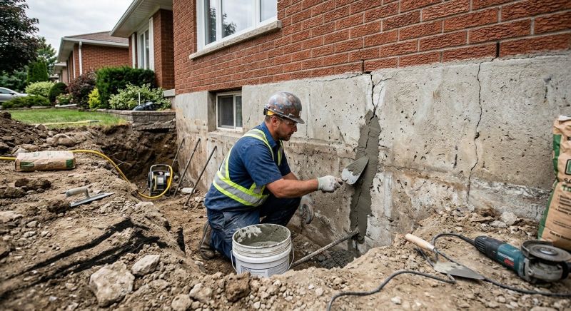 Concrete Foundation Repair in Braintree, MA