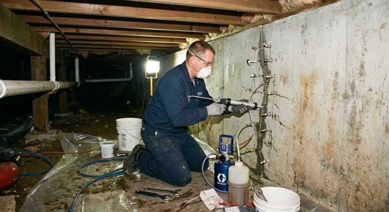 Crawlspace Foundation Repair in Ashland, MA