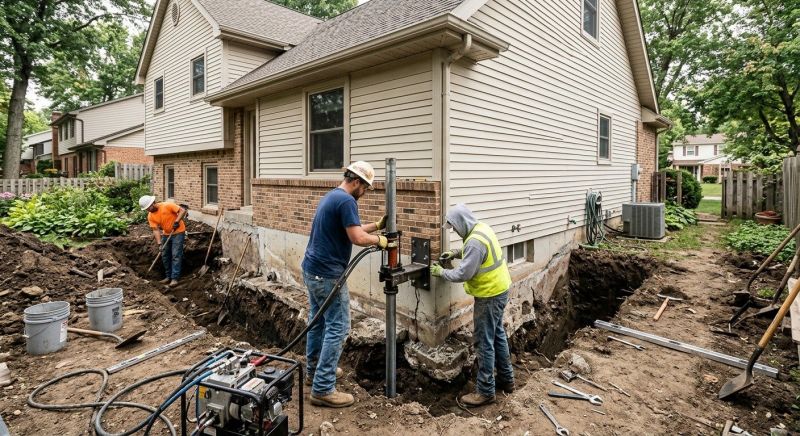 Exterior Foundation Repair in Malden, MA
