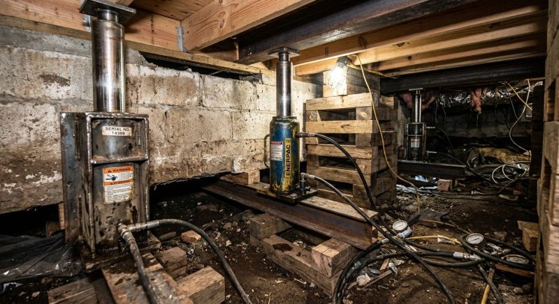 Foundation Jacking in Concord, MA