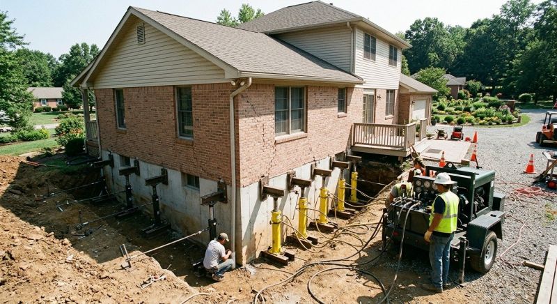 Foundation Jacking in Essex County, MA