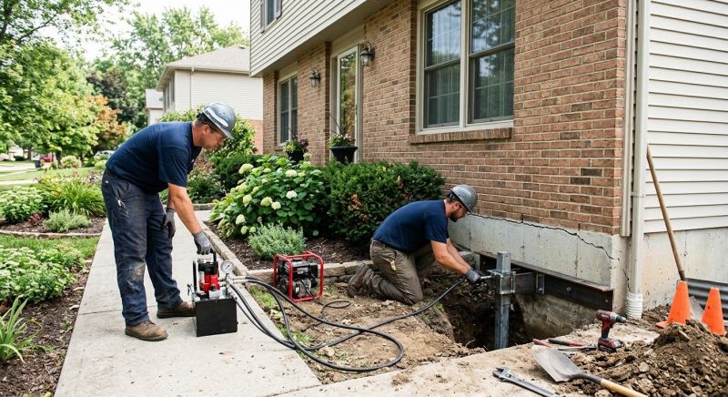 Foundation Jacking in Essex County, MA