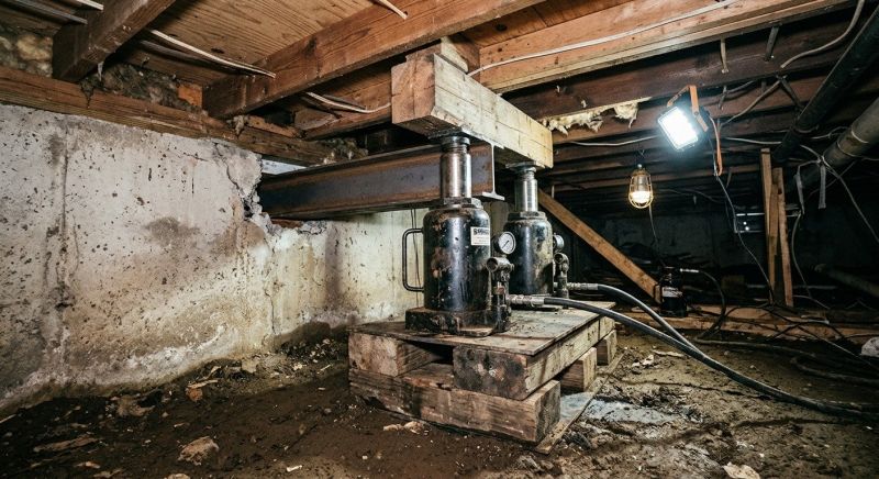 Foundation Jacking in Essex County, MA