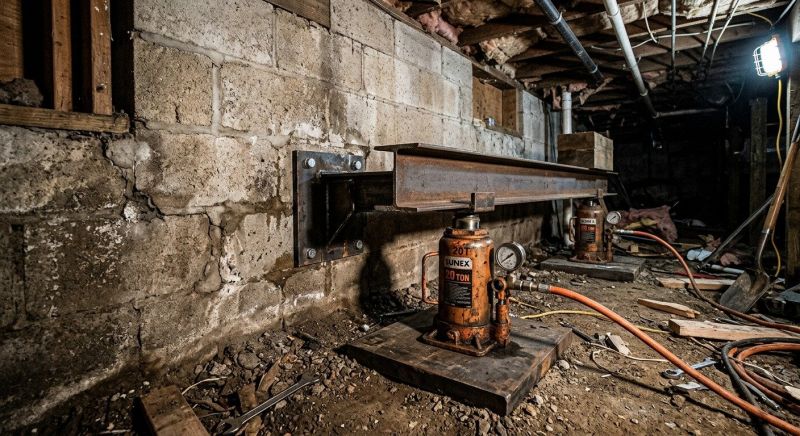 Foundation Jacking in Essex County, MA
