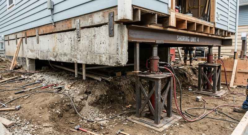 Foundation Jacking in Hyde Park, MA