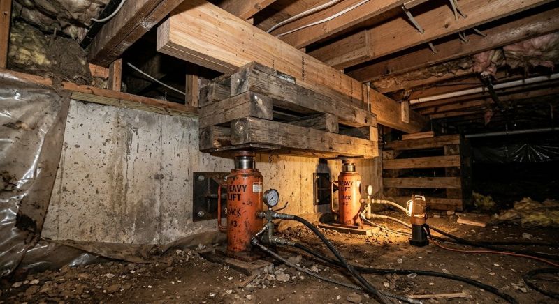 Foundation Jacking in Revere, MA