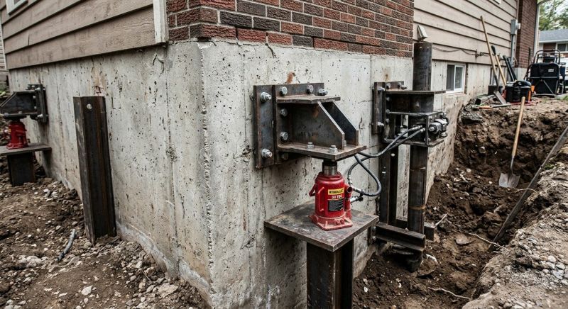 Foundation Jacking in Roslindale, MA