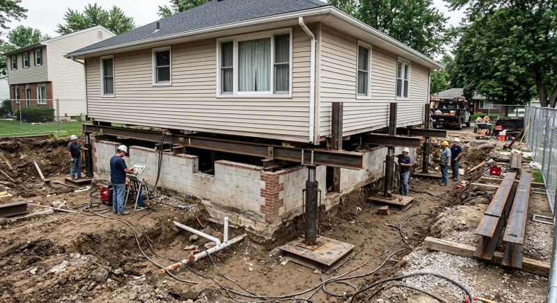 Foundation Lifting in Ashland, MA
