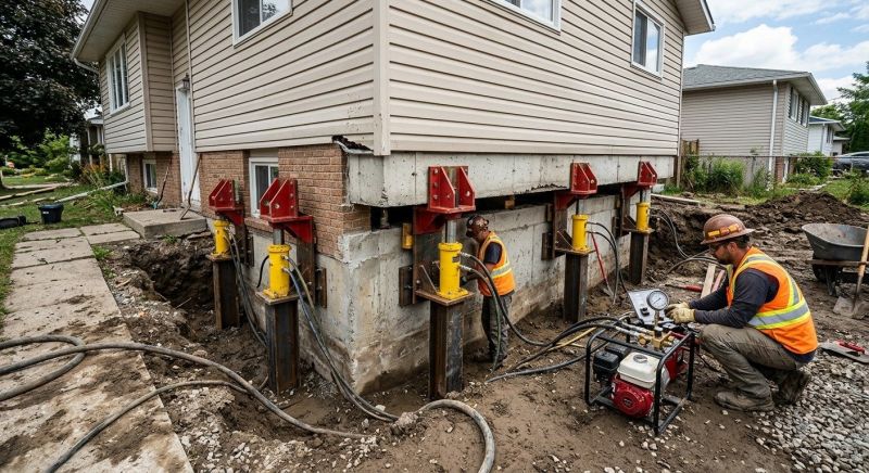 Foundation Lifting in Charlestown, MA