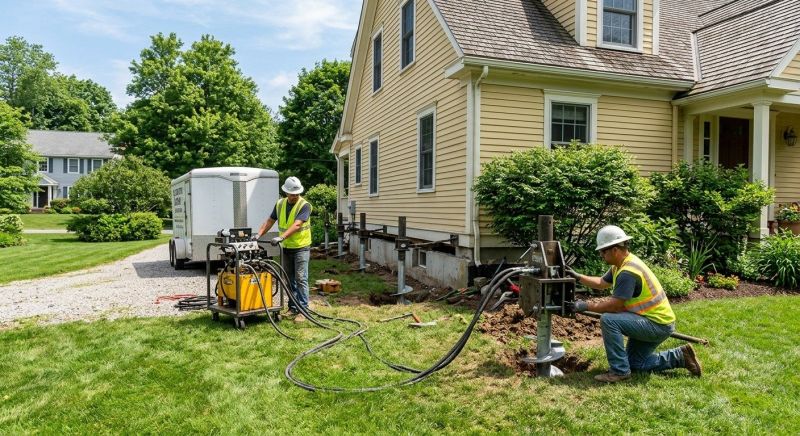Foundation Lifting in Charlestown, MA