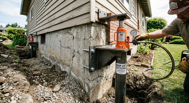 Foundation Lifting in Framingham, MA