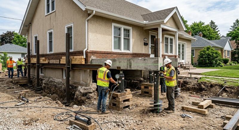 Foundation Releveling in Malden, MA