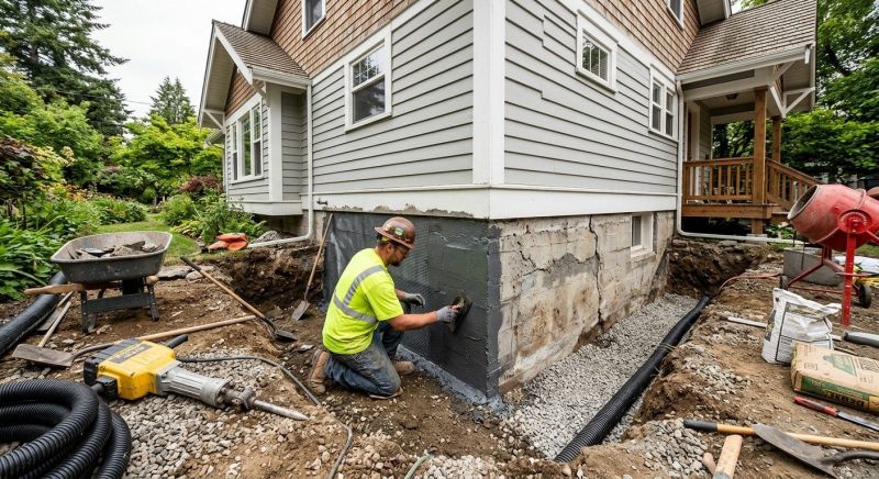 Foundation Renovation in Malden, MA