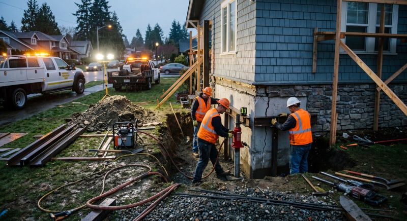Foundation Stabilizing in Essex County, MA