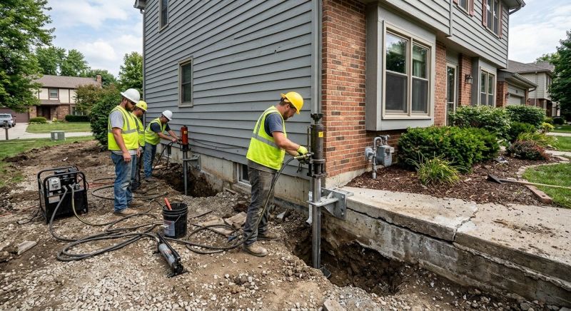 Foundation Stabilizing in Hyde Park, MA