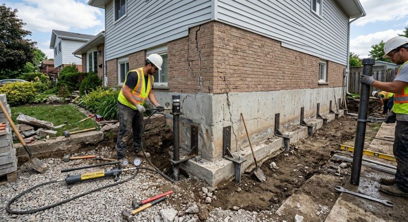 Foundation Stabilizing in Needham, MA