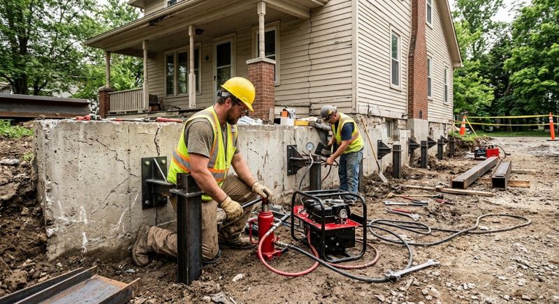 Foundation Stabilizing in Tyngsboro, MA