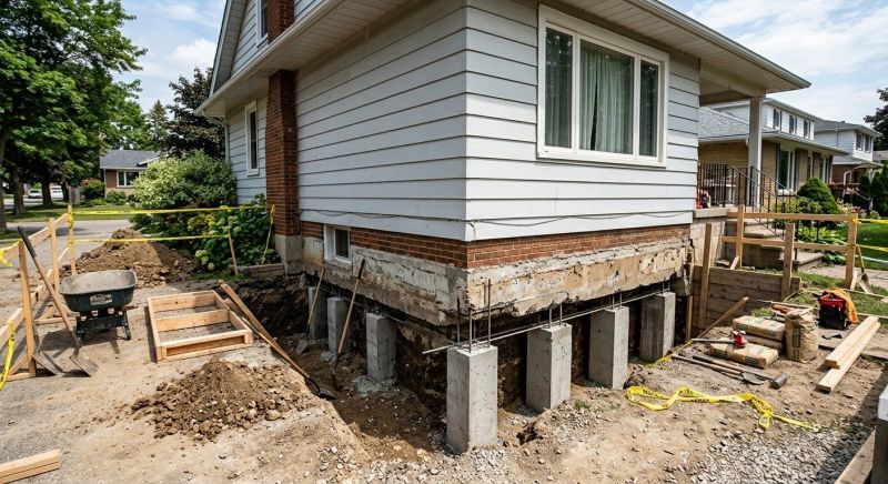 Foundation Underpinning in Malden, MA