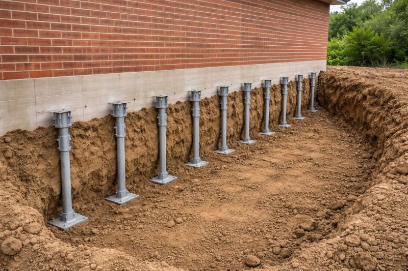 Helical Pile Installation in Malden, MA