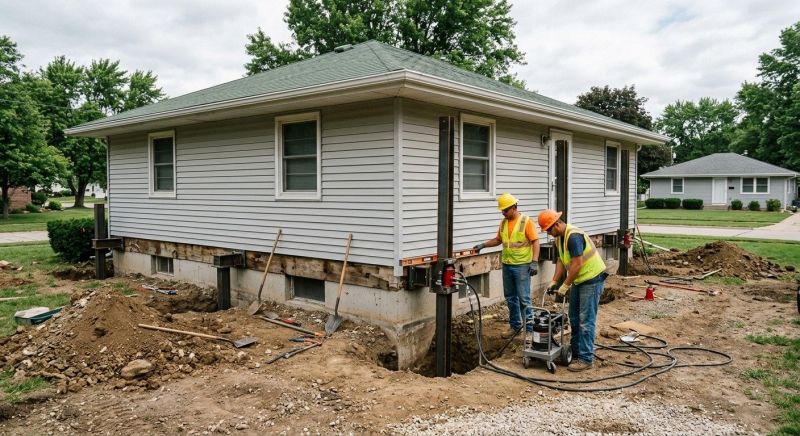 Home Foundation Leveling in Boston, MA
