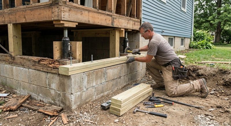 Home Foundation Repair in East Walpole, MA