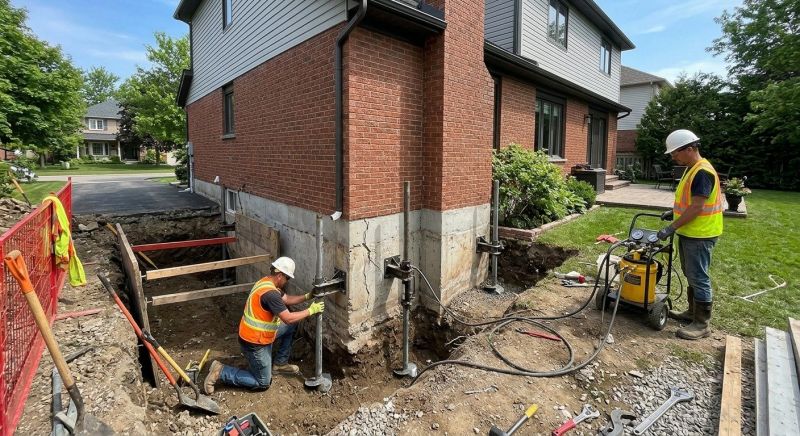 House Underpinning in Malden, MA