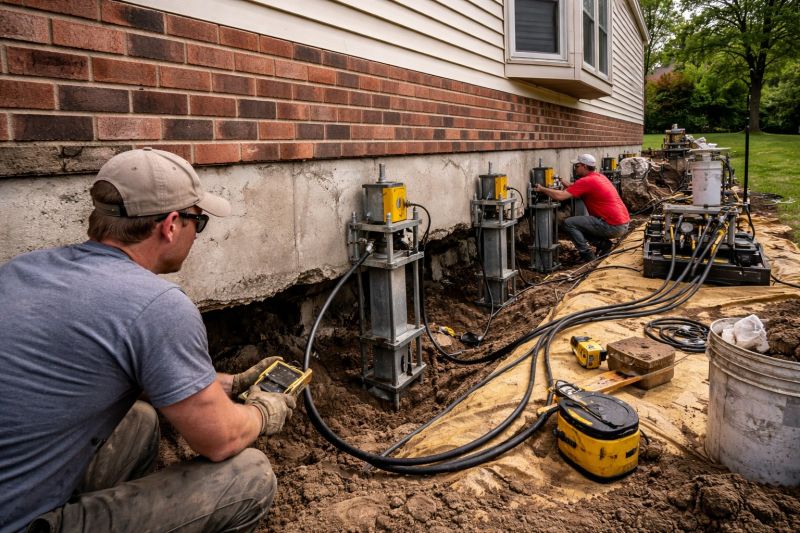 Settling Foundation Service in Boston, MA