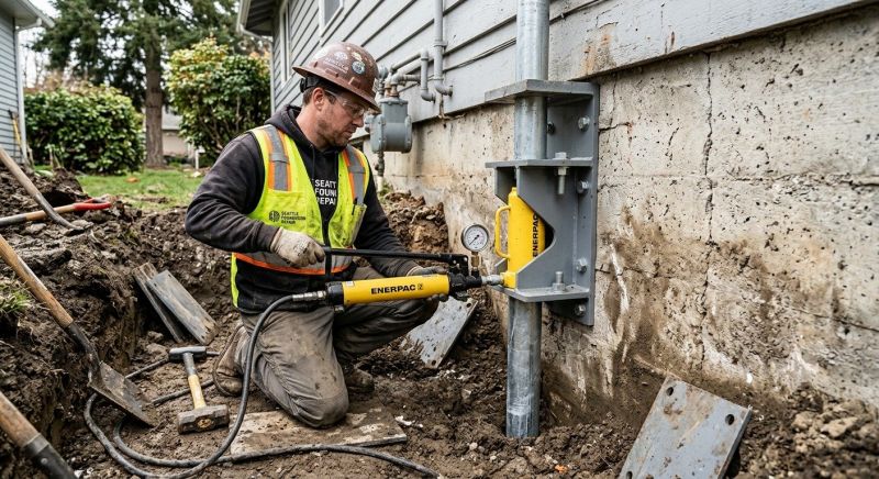 Settling Foundation Service in Lowell, MA