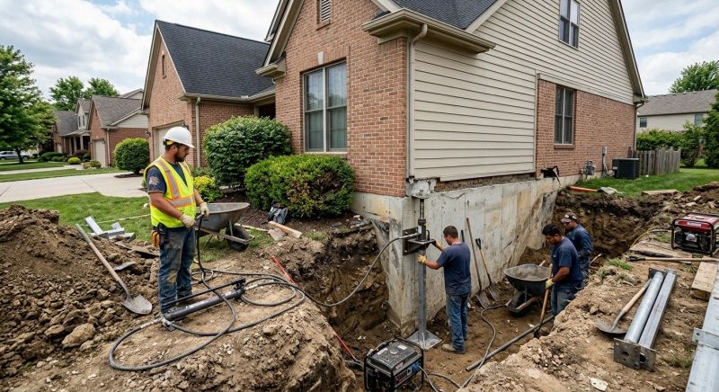 Sinking Foundation Repair in Ashland, MA