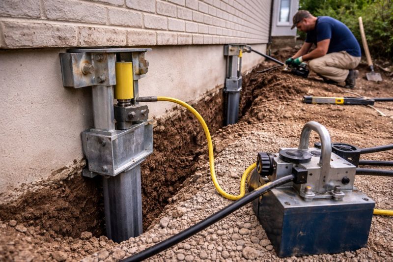 Sinking Foundation Repair in Braintree, MA