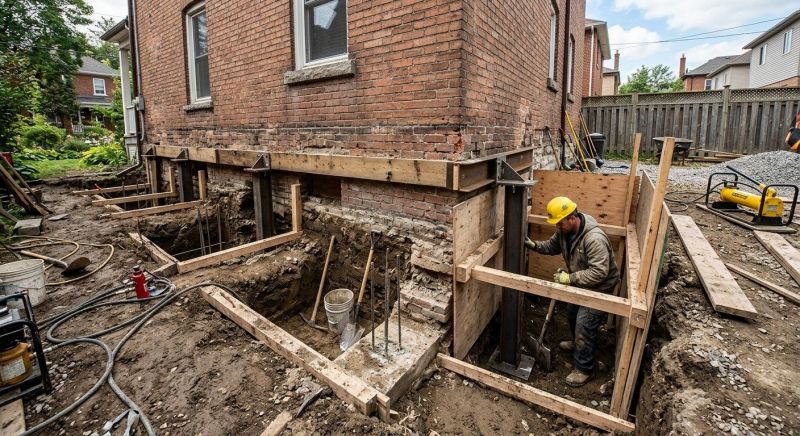 Structural Underpinning in Malden, MA