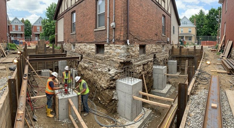 Structural Underpinning in Malden, MA
