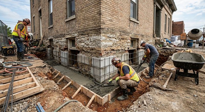 Underpinning Repair in Malden, MA
