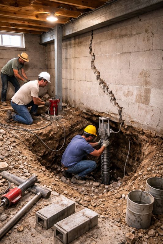 Underpinning Repair in Malden, MA